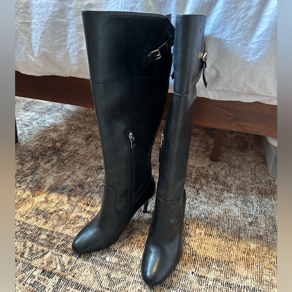 Ralph Lauren Heeled Leather Boots